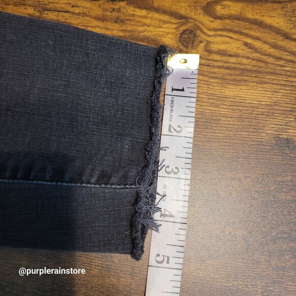 Madewell Jeans 27 Skinny 9" High Rise Black Sea Wash H2230 Tummy Control Stretch - Picture 12 of 13